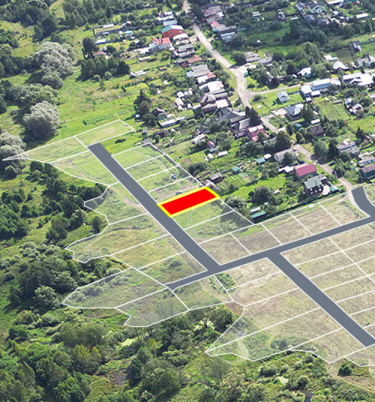 Трубицыно Лесное уч.№6 - Земельный участок кадастровый номер 50:17:0021201:424