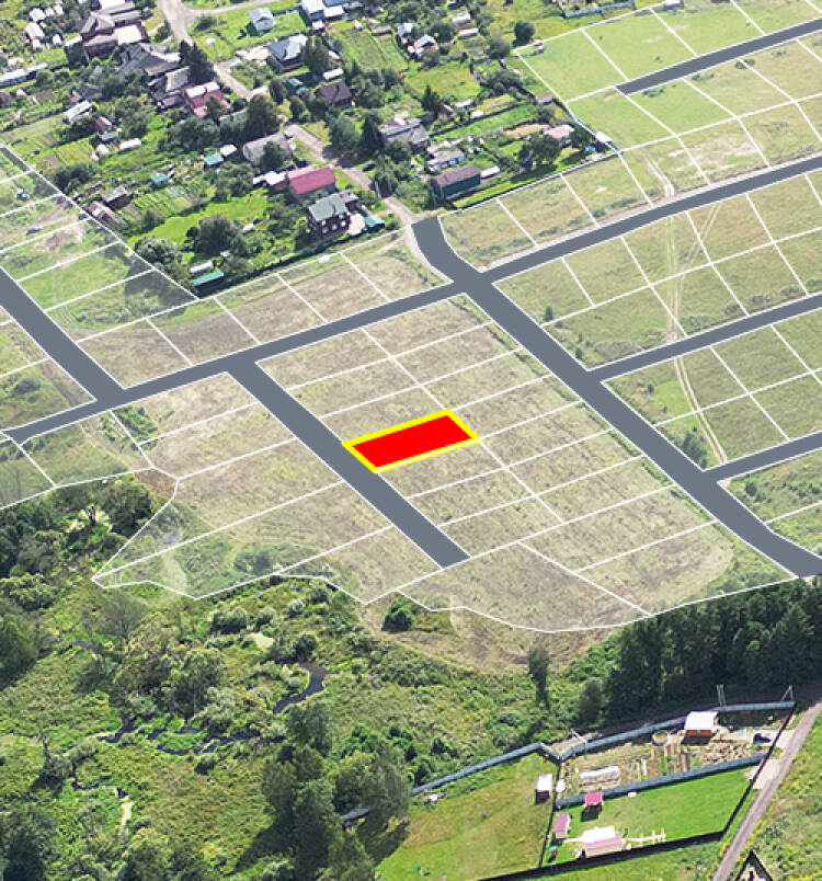 Трубицыно Лесное уч.№33 - Земельный участок кадастровый номер 50:17:0021201:430