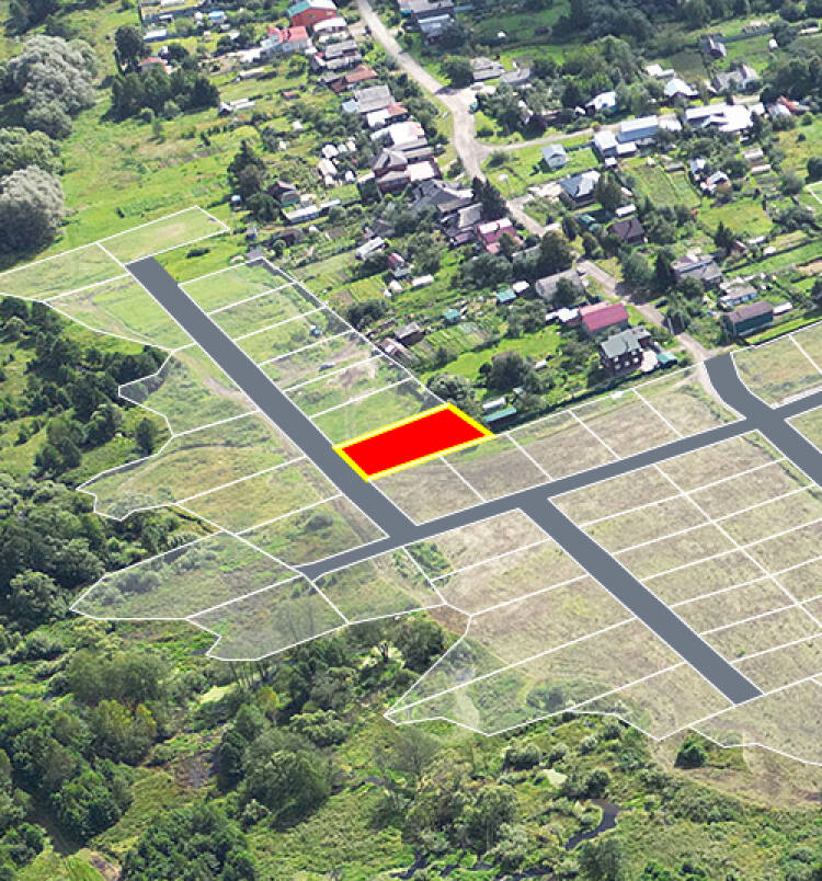 Трубицыно Лесное уч.№8 - Земельный участок кадастровый номер 50:17:0021201:441