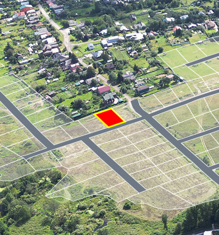 Трубицыно Лесное уч.№43 - Земельный участок кадастровый номер 50:17:0021201:443