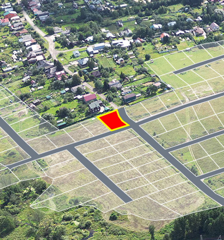 Трубицыно Лесное уч.№44 - Земельный участок кадастровый номер 50:17:0021201:444