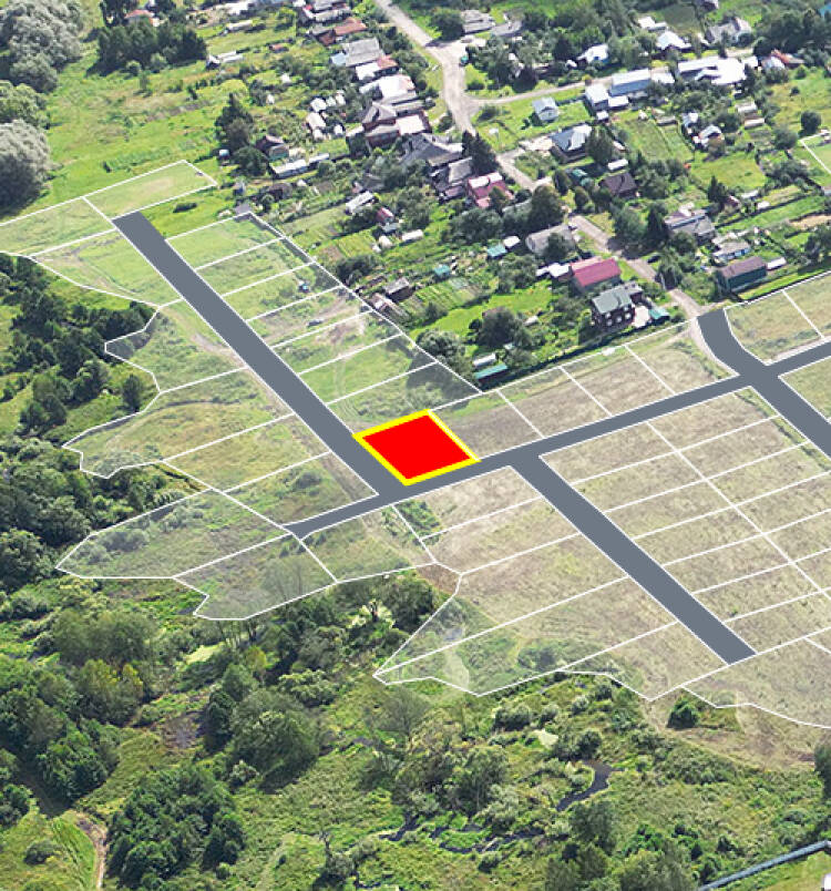 Трубицыно Лесное уч.№40 - Земельный участок кадастровый номер 50:17:0021201:446