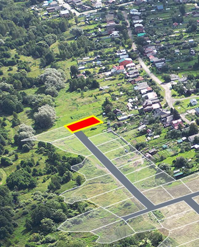 Трубицыно Лесное уч.№1 - Земельный участок кадастровый номер 50:17:0021201:448