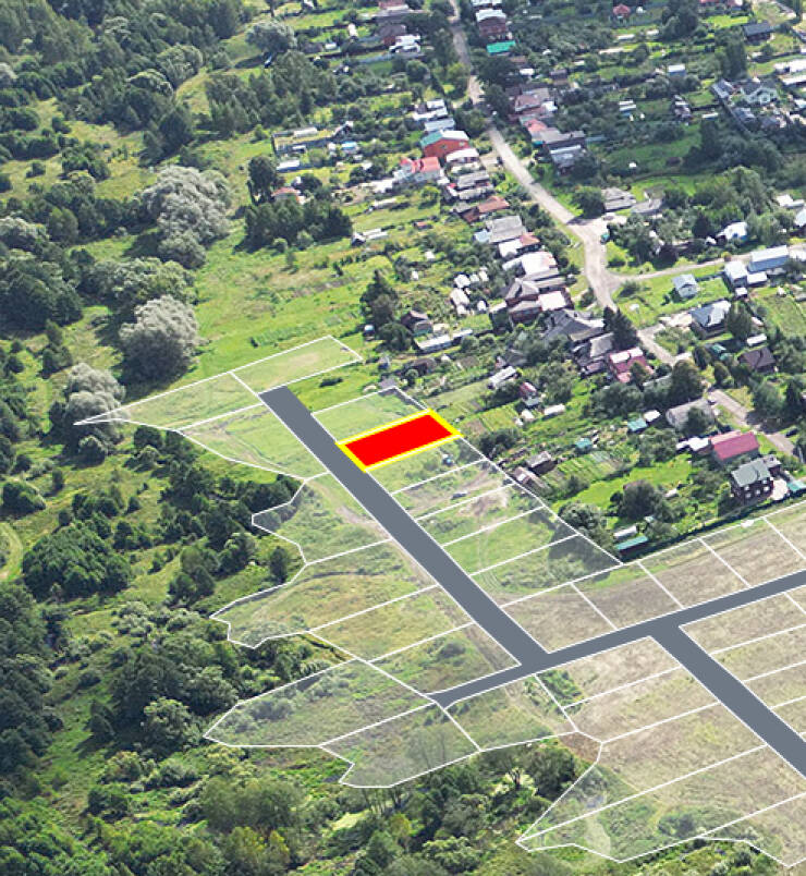 Трубицыно Лесное уч.№3 - Земельный участок кадастровый номер 50:17:0021201:450