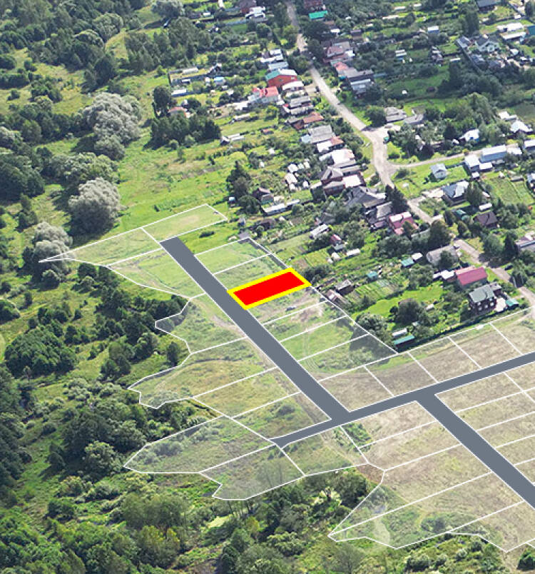 Трубицыно Лесное уч.№4 - Земельный участок кадастровый номер 50:17:0021201:453