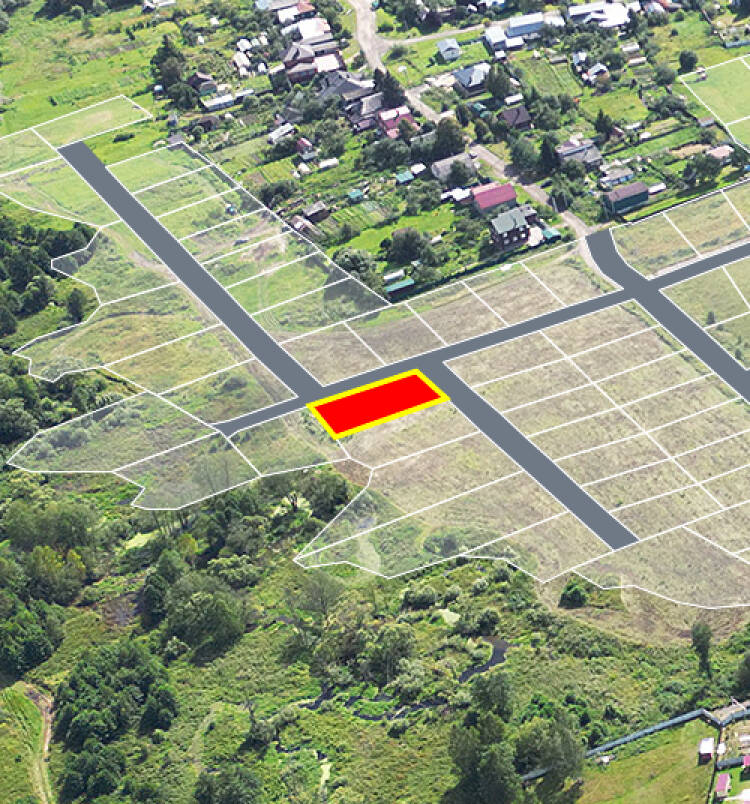 Трубицыно Лесное уч.№18 - Земельный участок кадастровый номер 50:17:0021201:455