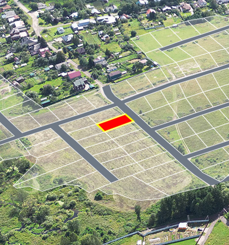 Трубицыно Лесное уч.№36 - Земельный участок кадастровый номер 50:17:0021201:457