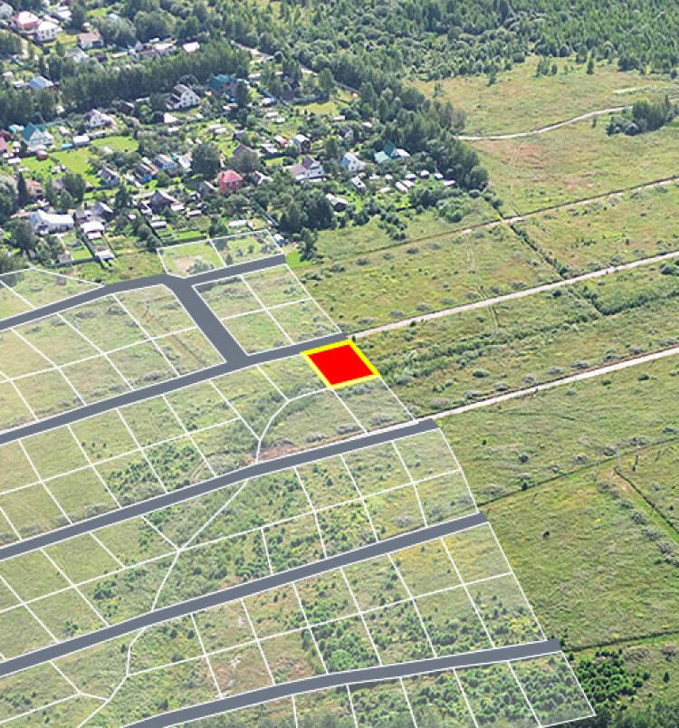 Трубицыно Лесное уч.№73 - Земельный участок кадастровый номер 50:17:0021204:439