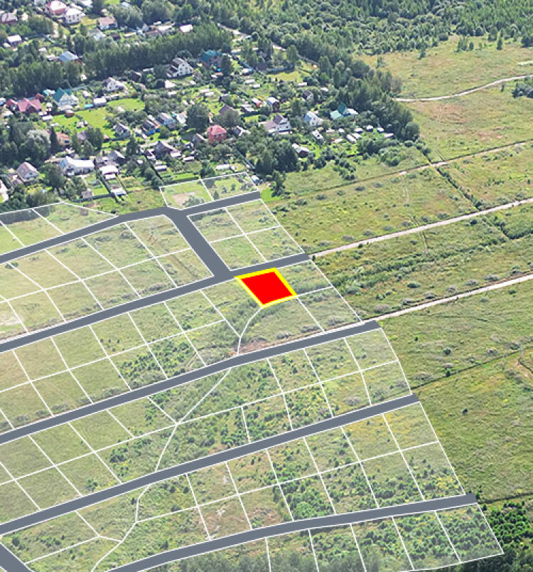 Трубицыно Лесное уч.№74 - Земельный участок кадастровый номер 50:17:0021204:440