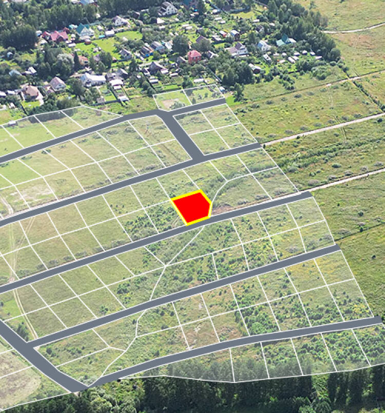 Трубицыно Лесное уч.№92 - Земельный участок кадастровый номер 50:17:0021204:444