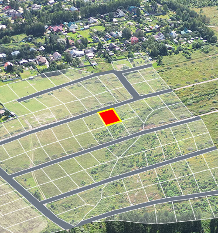 Трубицыно Лесное уч.№77 - Земельный участок кадастровый номер 50:17:0021204:446