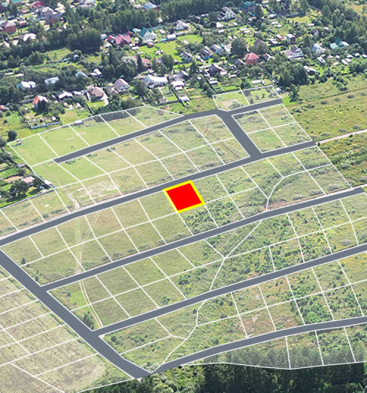 Трубицыно Лесное уч.№78 - Земельный участок кадастровый номер 50:17:0021204:447
