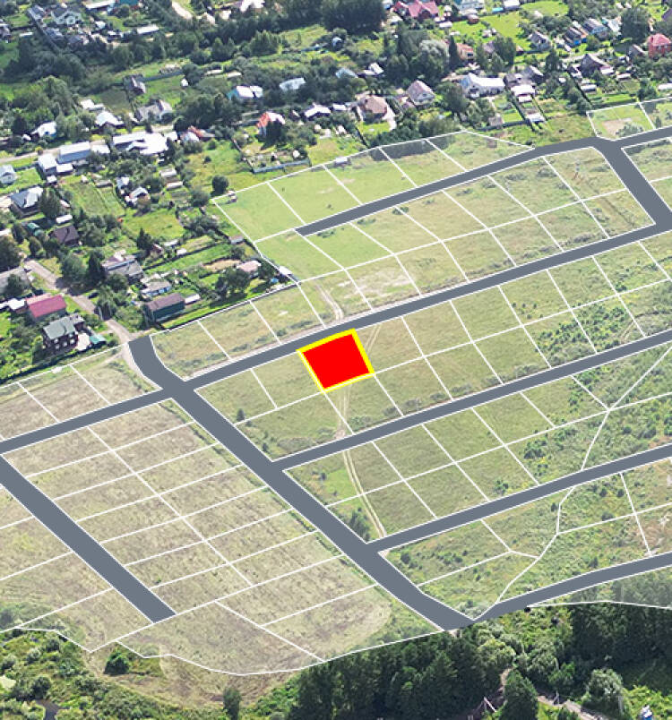 Трубицыно Лесное уч.№82 - Земельный участок кадастровый номер 50:17:0021204:450