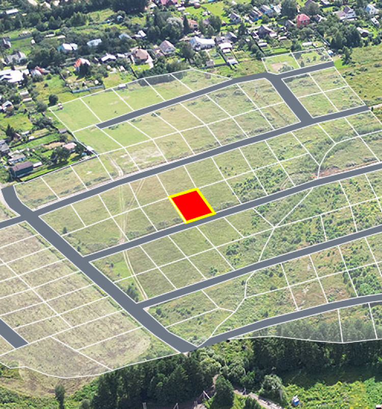Трубицыно Лесное уч.№88 - Земельный участок кадастровый номер 50:17:0021204:461