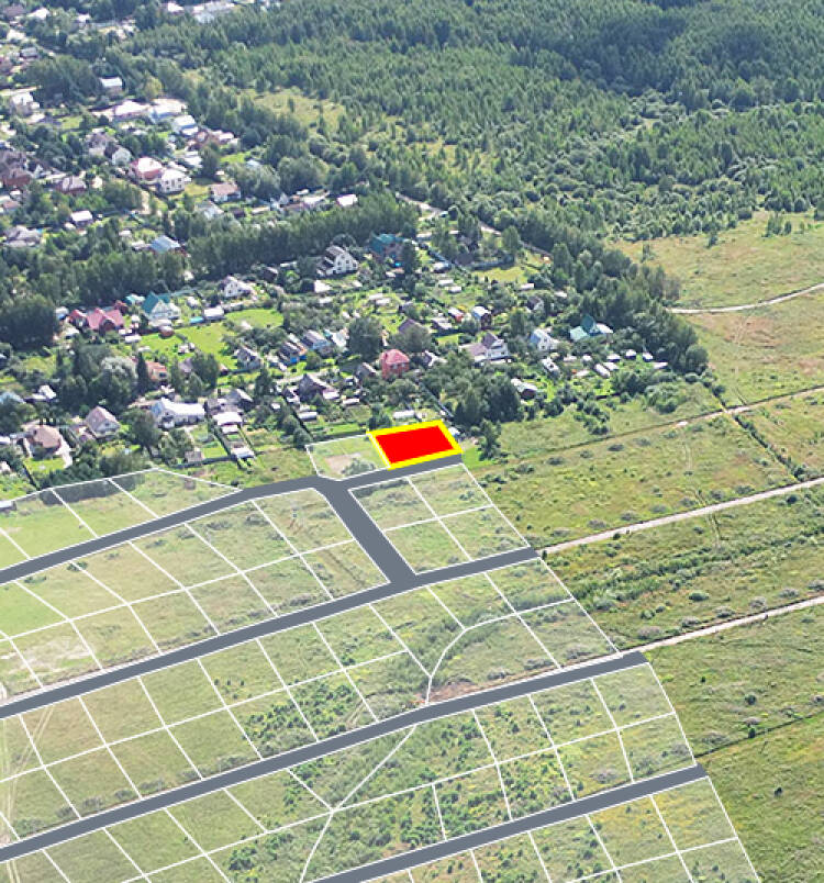 Трубицыно Лесное уч.№68 - Земельный участок кадастровый номер 50:17:0021204:471