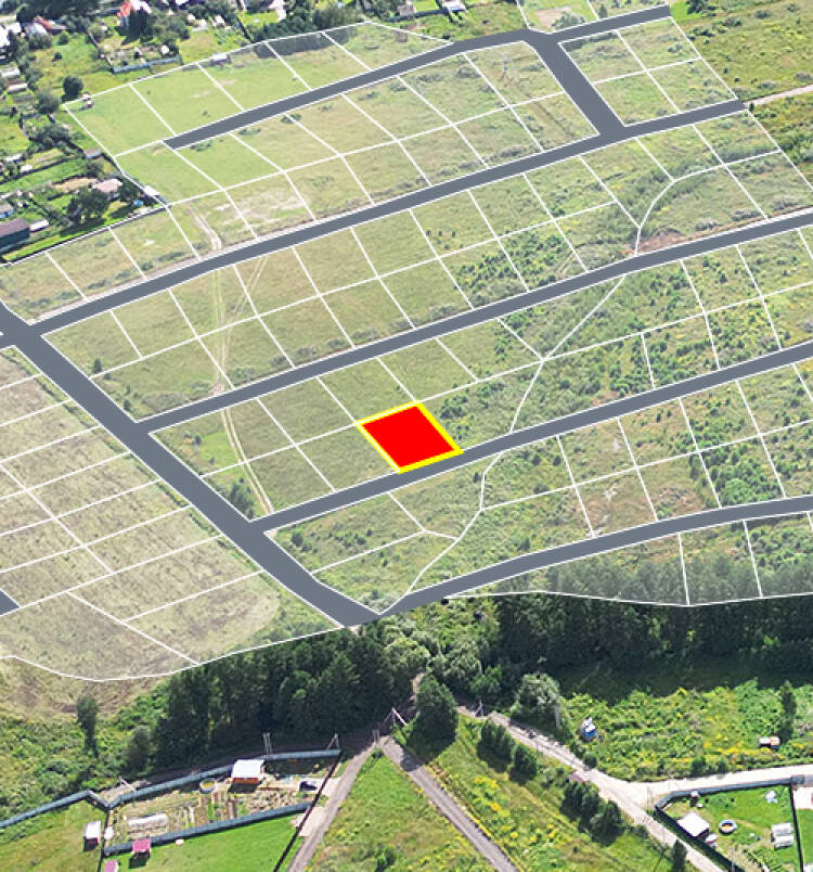 Трубицыно Лесное уч.№107 - Земельный участок кадастровый номер 50:17:0021204:476