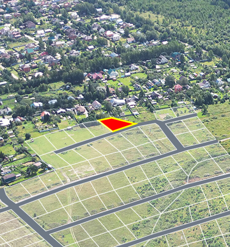 Трубицыно Лесное уч.№66 - Земельный участок кадастровый номер 50:17:0021204:482