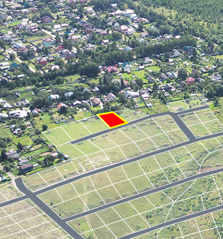 Трубицыно Лесное уч.№65 - Земельный участок кадастровый номер 50:17:0021204:484