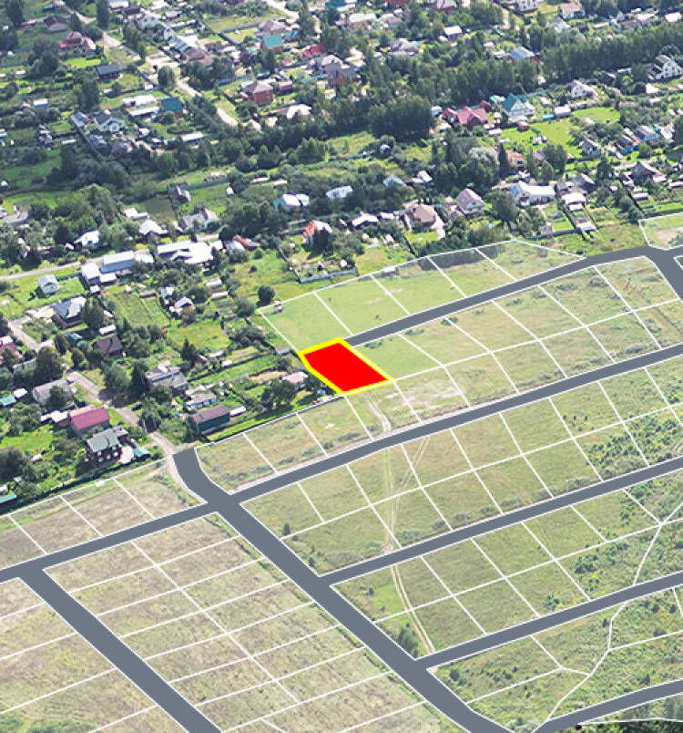 Трубицыно Лесное уч.№61 - Земельный участок кадастровый номер 50:17:0021204:488