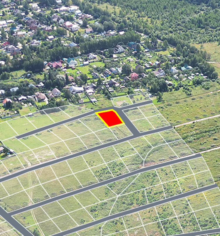 Трубицыно Лесное уч.№55 - Земельный участок кадастровый номер 50:17:0021204:493