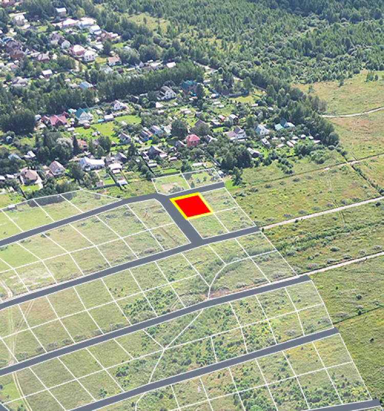 Трубицыно Лесное уч.№70 - Земельный участок кадастровый номер 50:17:0021204:509