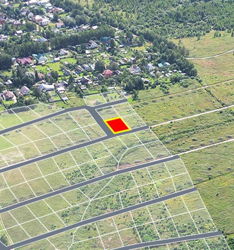 Трубицыно Лесное уч.№71 - Земельный участок кадастровый номер 50:17:0021204:510