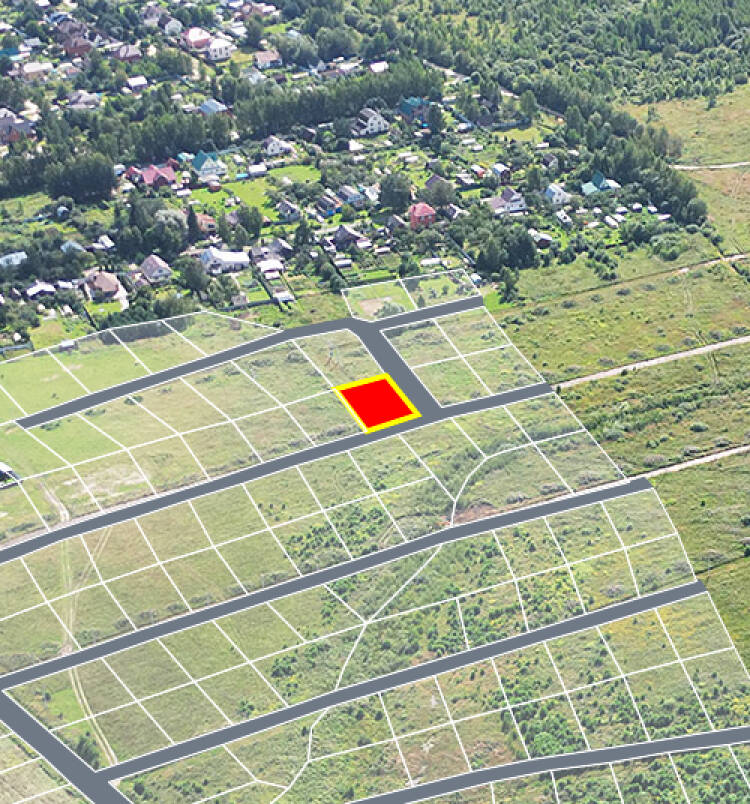 Трубицыно Лесное уч.№54 - Земельный участок кадастровый номер 50:17:0021204:511