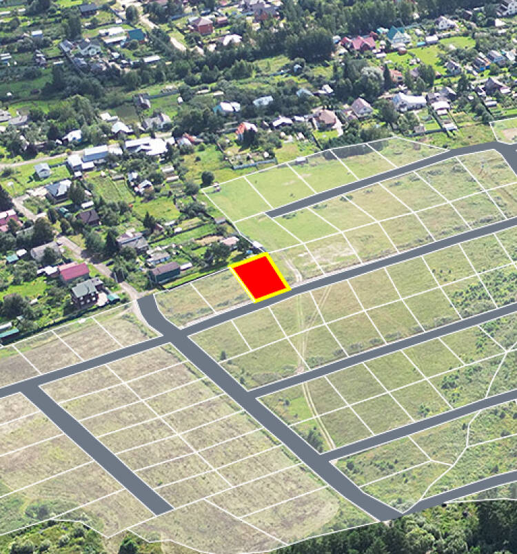 Трубицыно Лесное уч.№47 - Земельный участок кадастровый номер 50:17:0021204:517