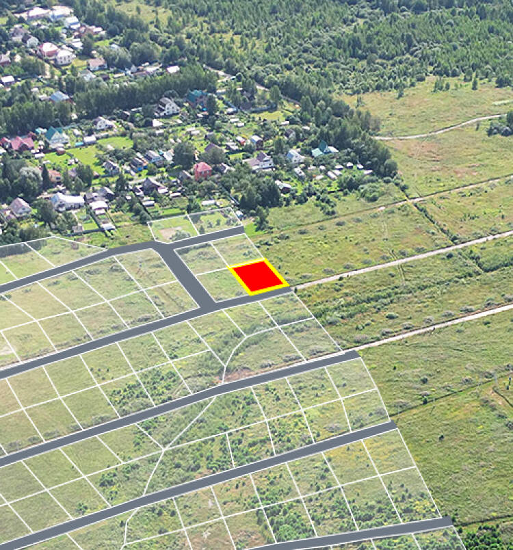 Трубицыно Лесное уч.№72 - Земельный участок кадастровый номер 50:17:0021204:519