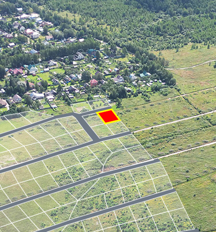 Трубицыно Лесное уч.№69 - Земельный участок кадастровый номер 50:17:0021204:524