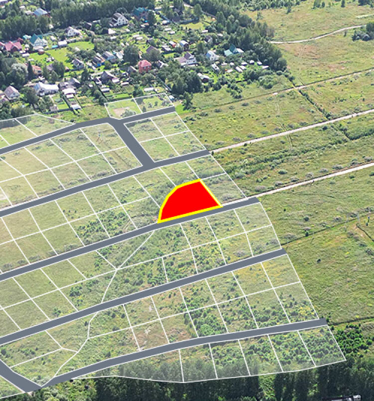 Трубицыно Лесное уч.№93 - Земельный участок кадастровый номер 50:17:0000000:69632