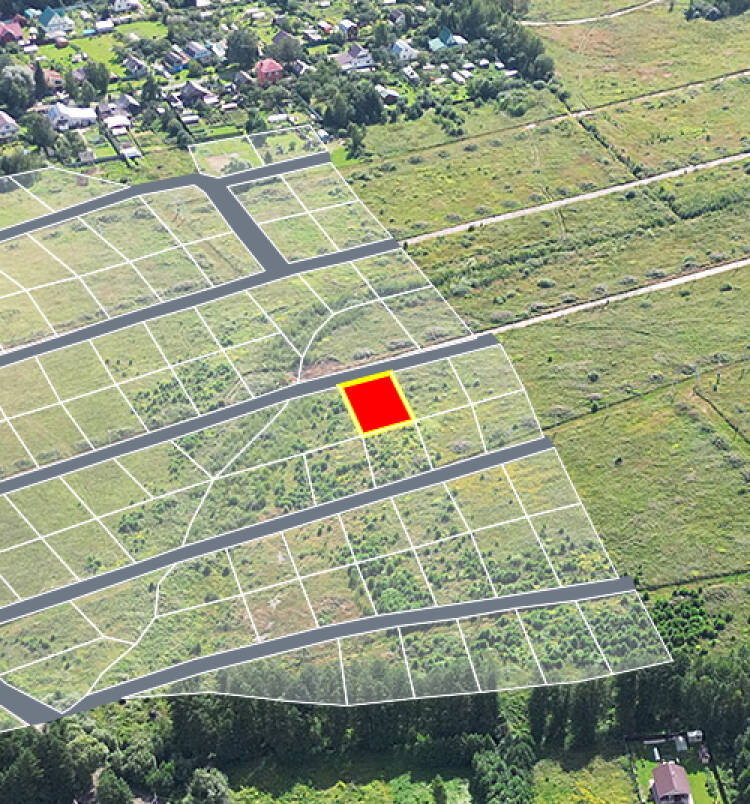 Трубицыно Лесное уч.№97 - Земельный участок кадастровый номер 50:17:0000000:69655