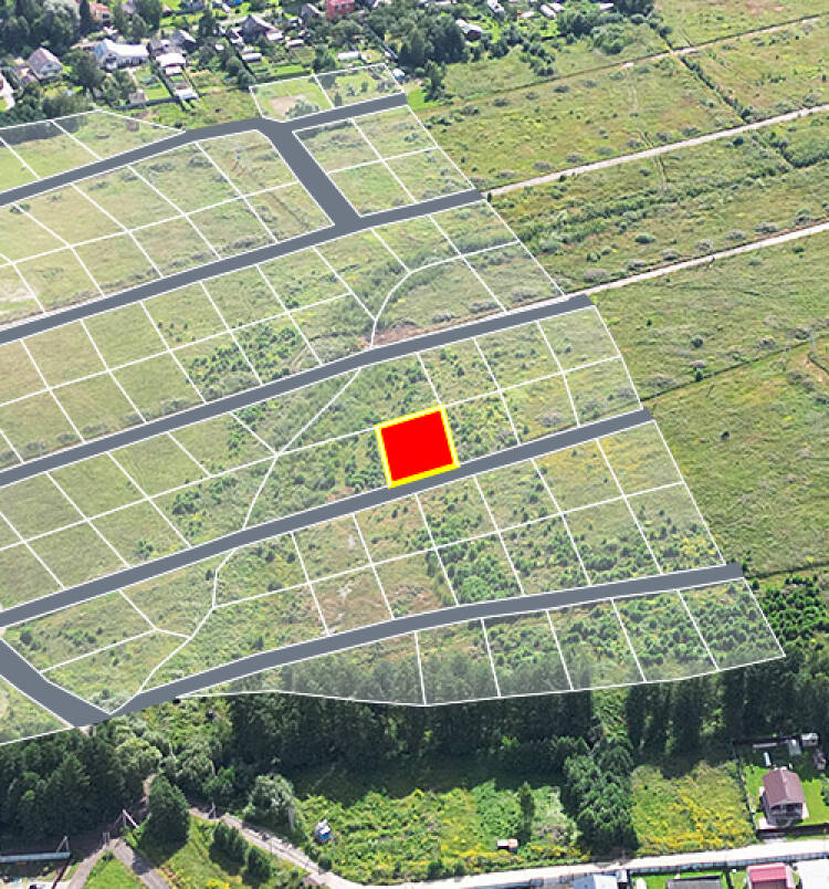 Трубицыно Лесное уч.№110 - Земельный участок кадастровый номер 50:17:0000000:69657