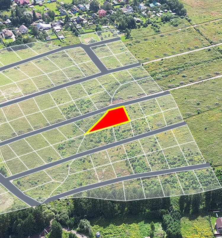 Трубицыно Лесное уч.№98 - Земельный участок кадастровый номер 50:17:0000000:69658