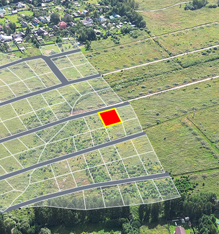 Трубицыно Лесное уч.№96 - Земельный участок кадастровый номер 50:17:0021110:442