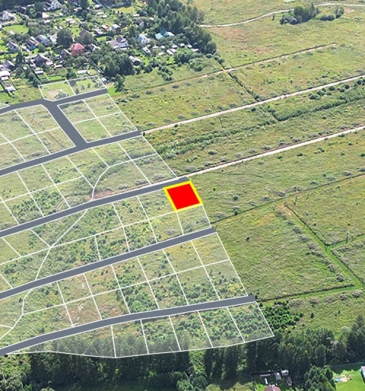 Трубицыно Лесное уч.№95 - Земельный участок кадастровый номер 50:17:0021110:445