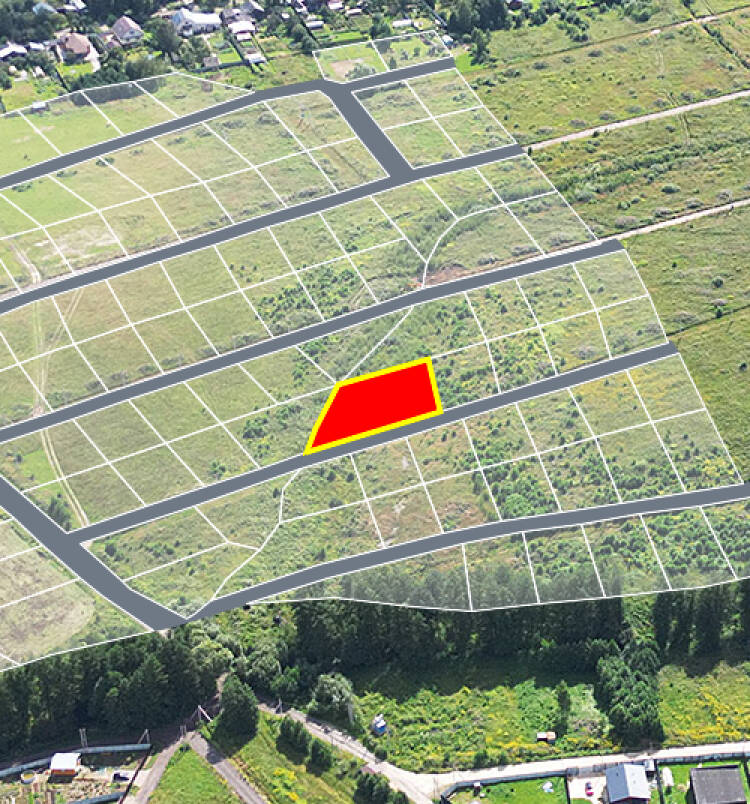 Трубицыно Лесное уч.№109 - Земельный участок кадастровый номер 50:17:0021204:557