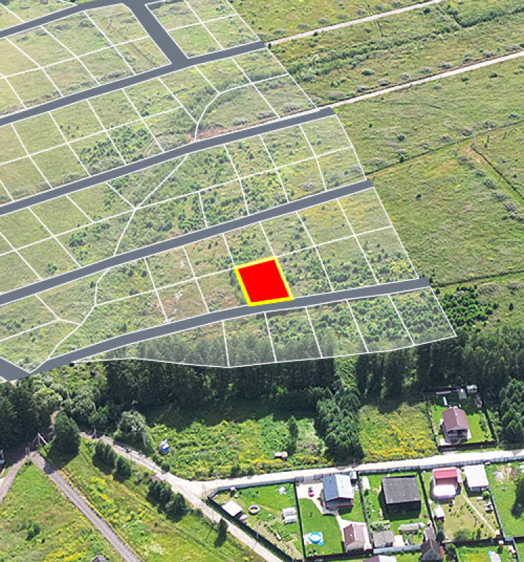 Трубицыно Лесное уч.№127 - Земельный участок кадастровый номер 50:17:0021110:611