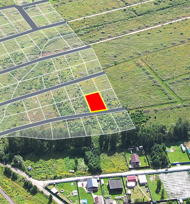 Трубицыно Лесное уч.№129 - Земельный участок кадастровый номер 50:17:0021110:623