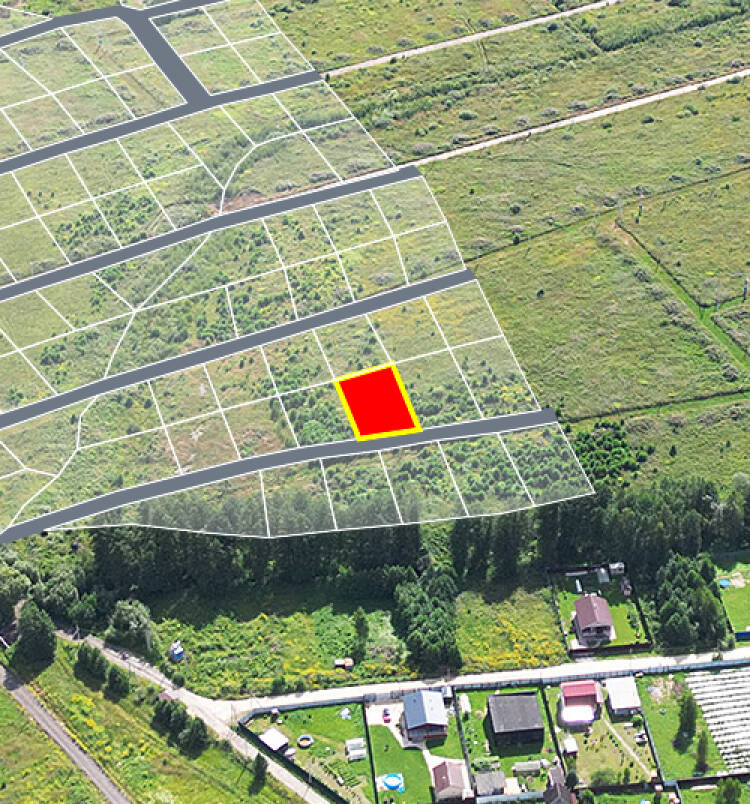 Трубицыно Лесное уч.№128 - Земельный участок кадастровый номер 50:17:0021110:644