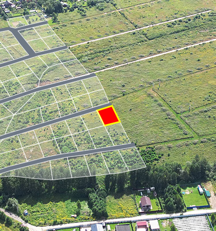 Трубицыно Лесное уч.№114 - Земельный участок кадастровый номер 50:17:0021110:657