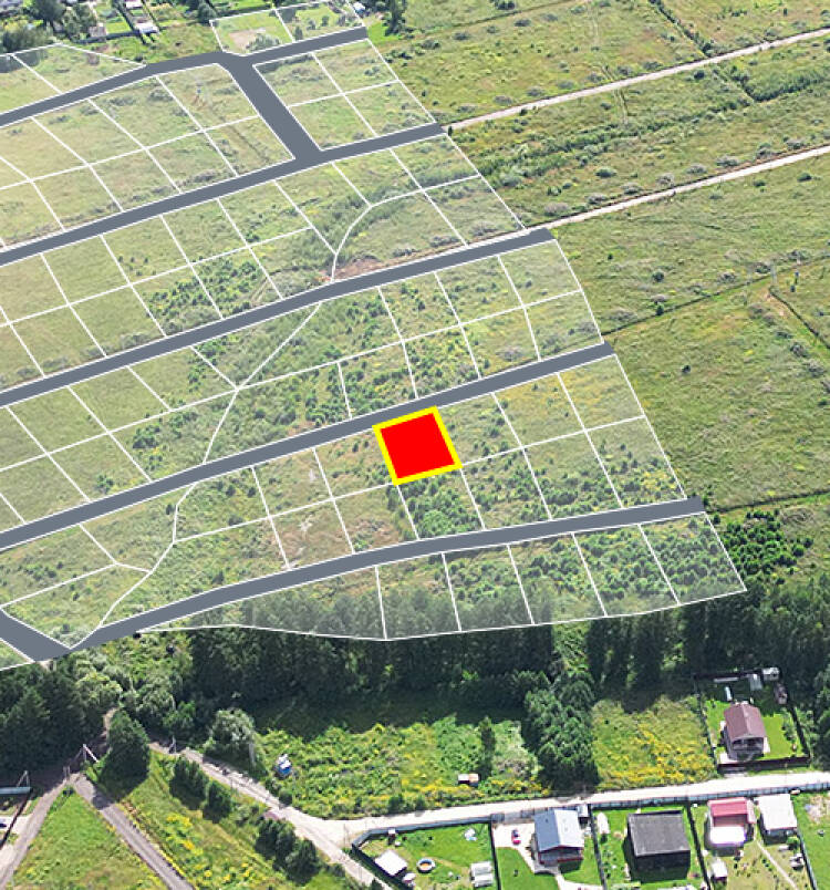 Трубицыно Лесное уч.№117 - Земельный участок кадастровый номер 50:17:0021110:662