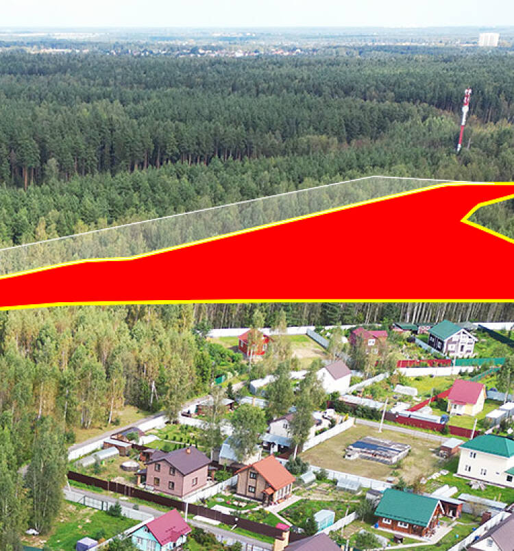 Зелёная птица уч.№1123 - Земельный участок кадастровый номер 50:17:0021903:1123