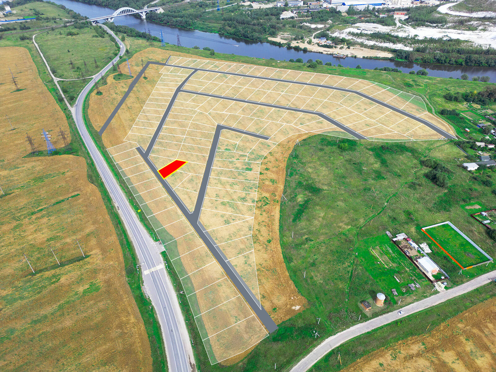 Фарватер уч.№35 - Земельный участок кадастровый номер 50:29:0060307:404