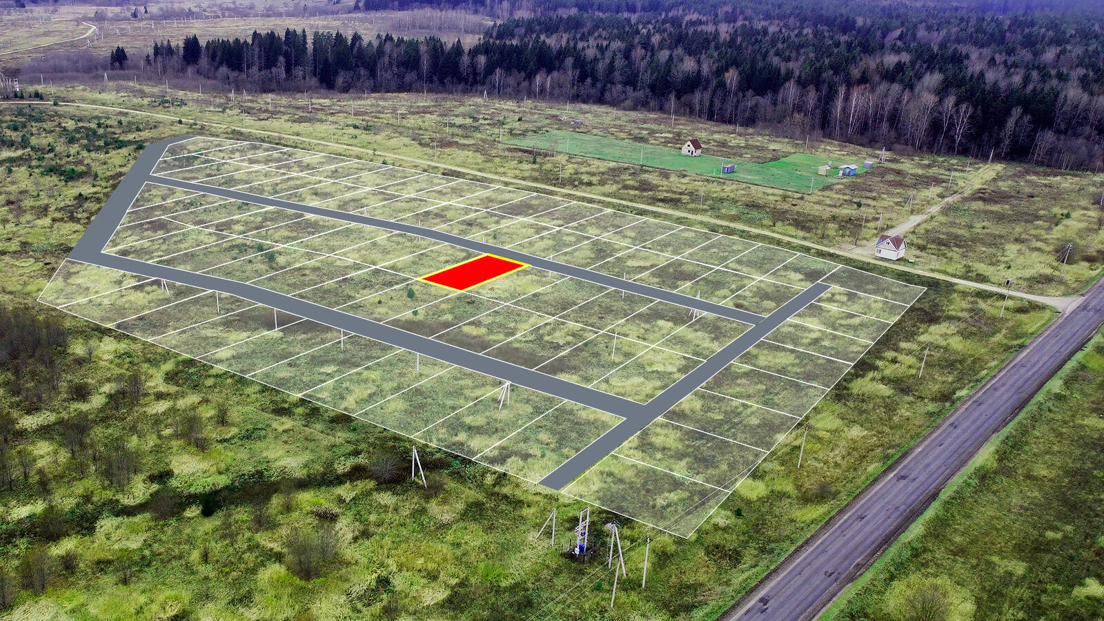 Заречный Луг уч.№48 - Земельный участок кадастровый номер 50:18:0050404:909