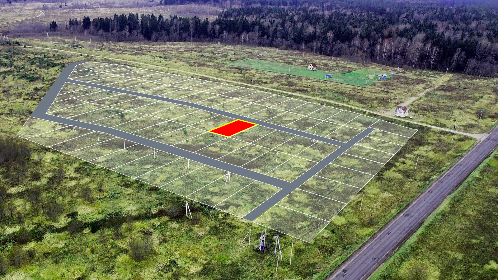 Заречный Луг уч.№47 - Земельный участок кадастровый номер 50:18:0050404:910