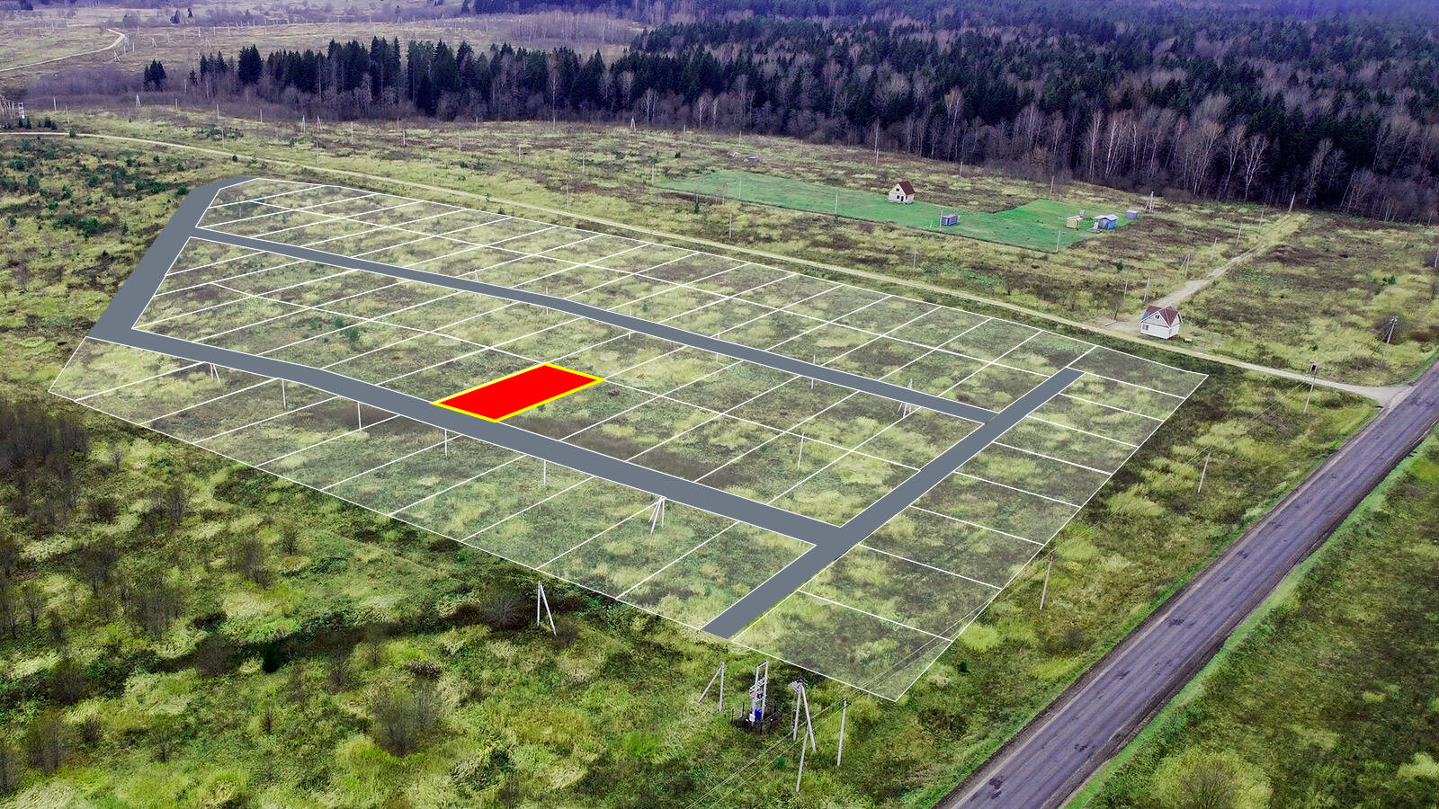 Заречный Луг уч.№63 - Земельный участок кадастровый номер 50:18:0050404:921