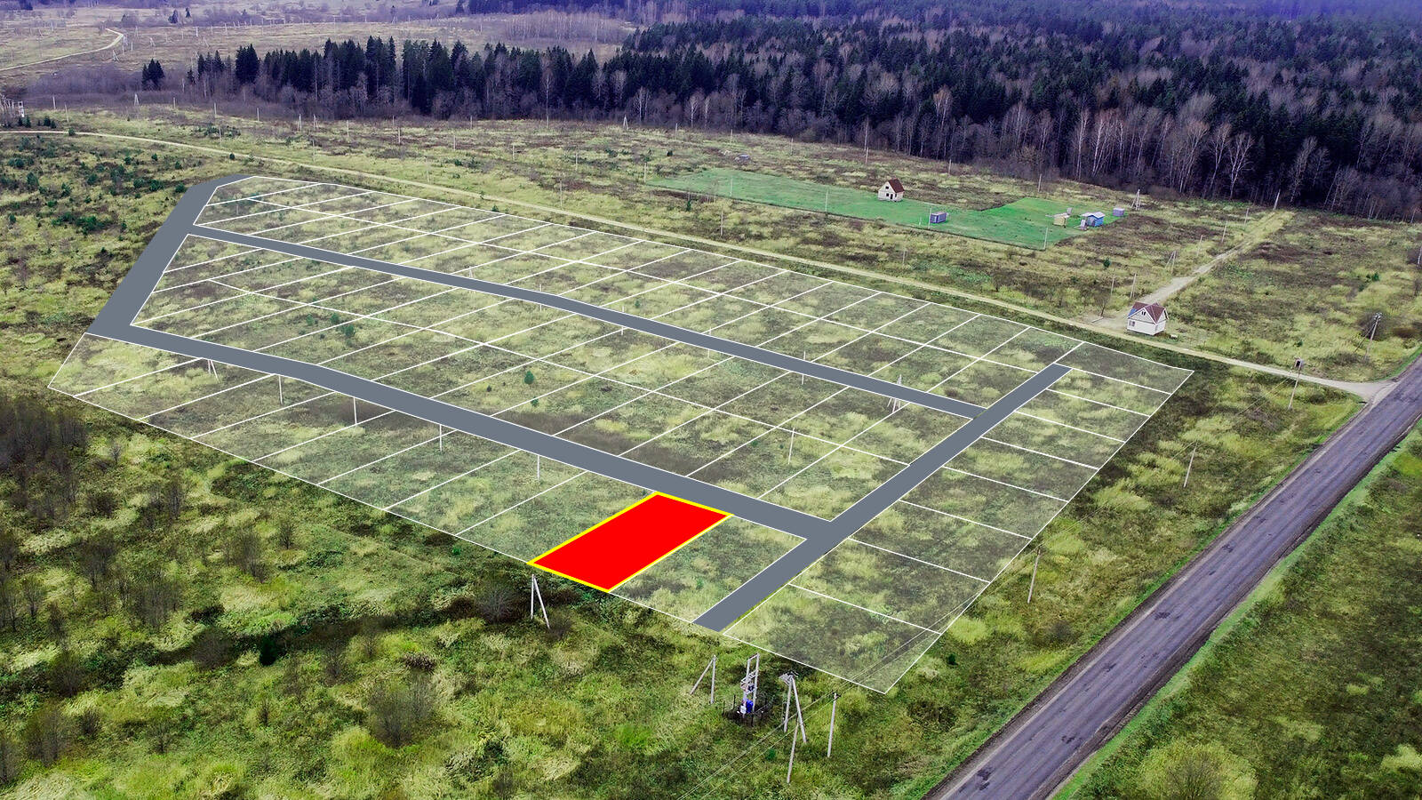 Заречный Луг уч.№70 - Земельный участок кадастровый номер 50:18:0050404:927