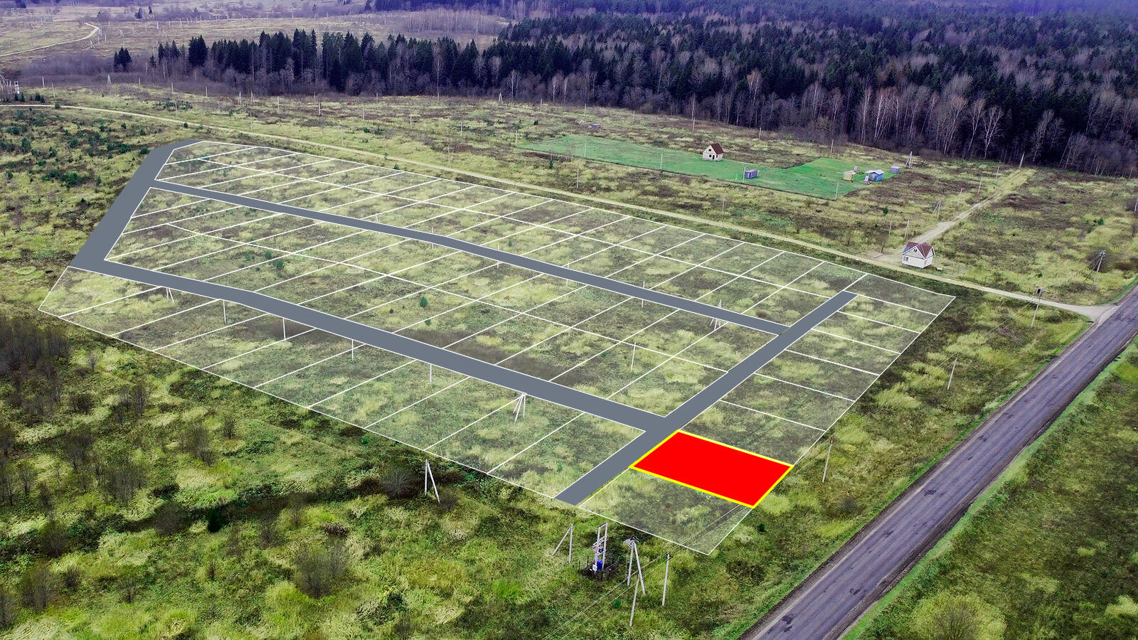 Заречный Луг уч.№2 - Земельный участок кадастровый номер 50:18:0050404:930