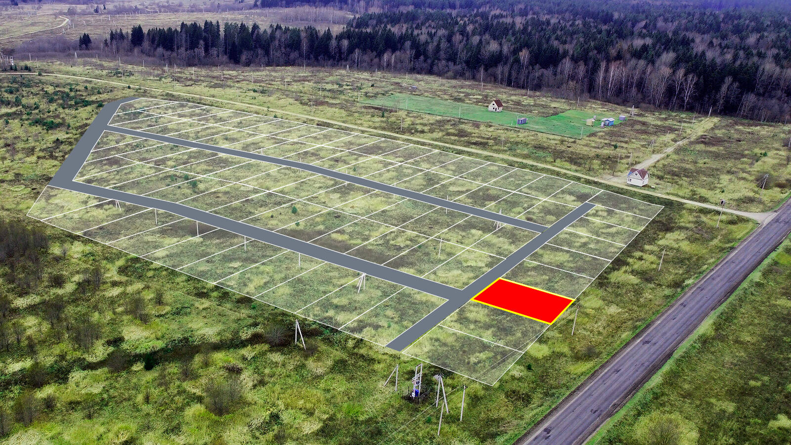 Заречный Луг уч.№3 - Земельный участок кадастровый номер 50:18:0050404:931